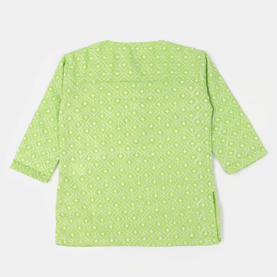 Infant Boys Chicken Kurta | Pista Green