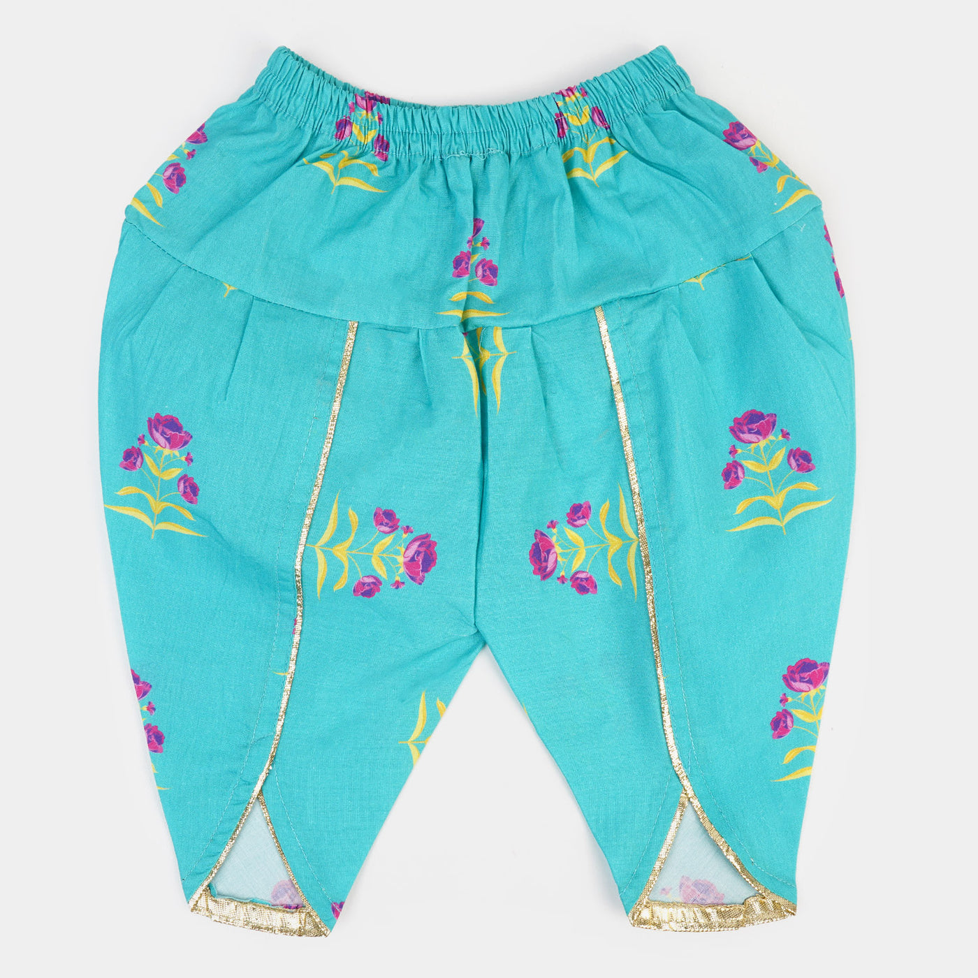 Infant Girls Digital Print 2PCs Suit Frizz