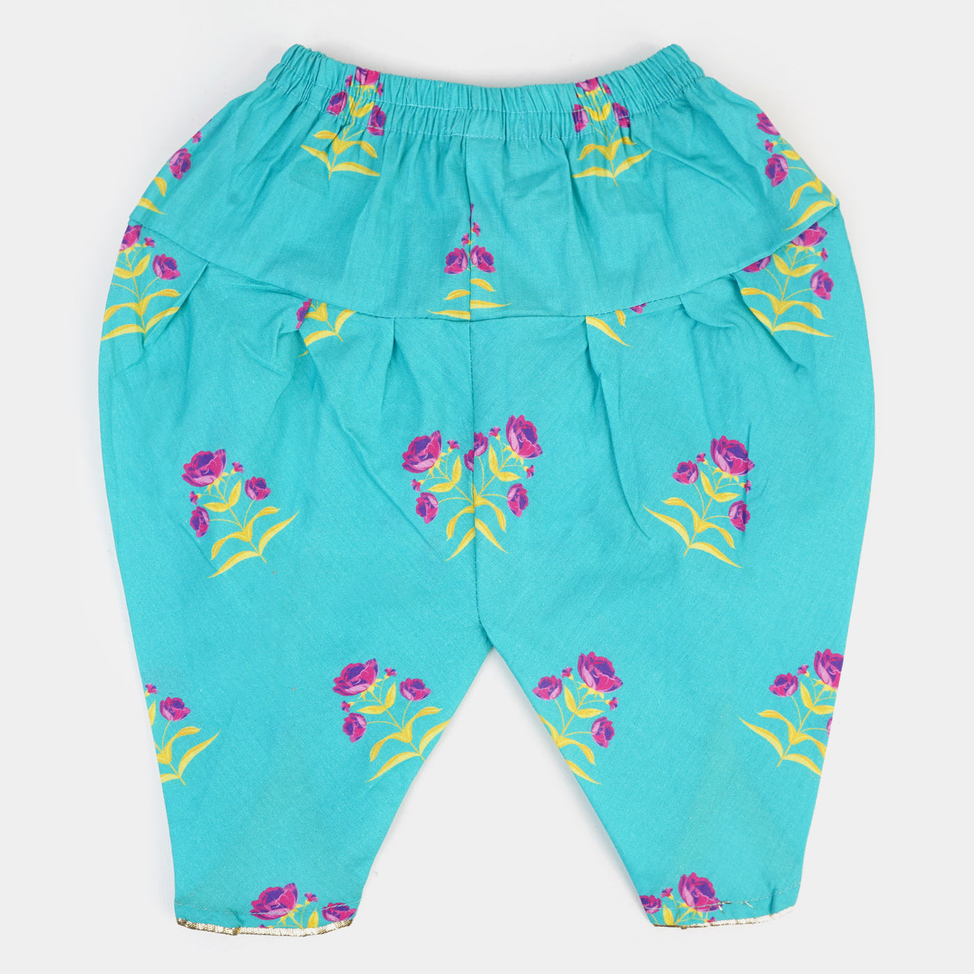 Infant Girls Digital Print 2PCs Suit Frizz