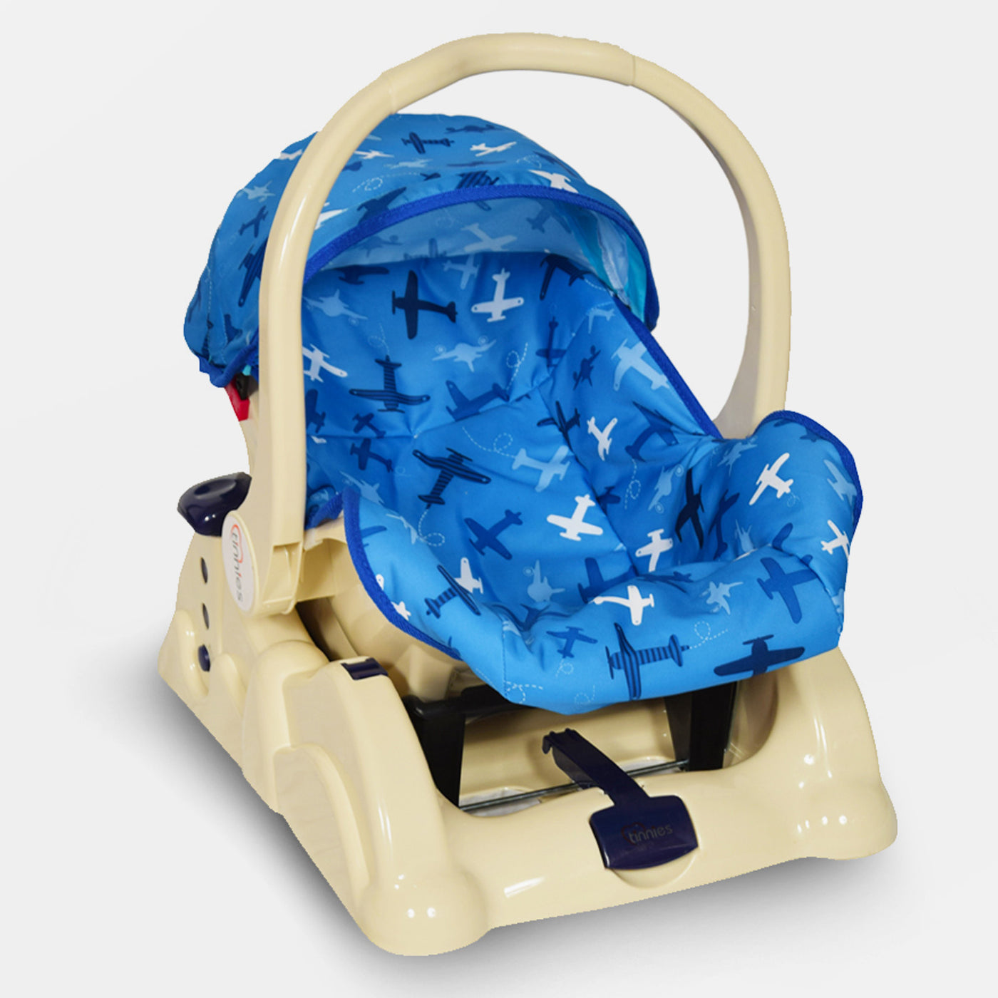 Tinnies Carry Cot W/Rocking T003 Blue E-C