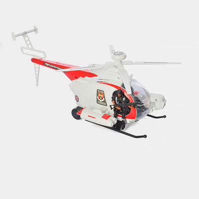 Helicopter With Light & Music For Kids