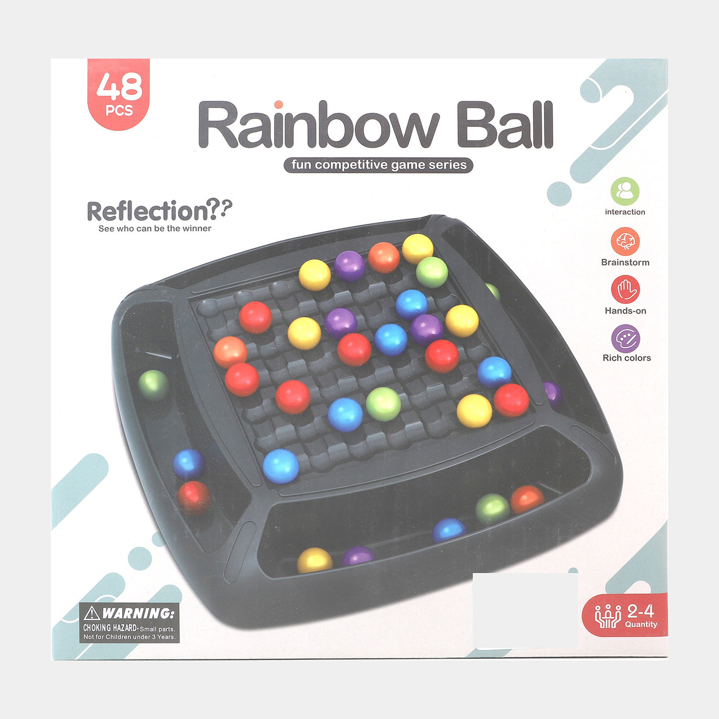 Rainbow Ball Fun Game For Kids | 48PCs