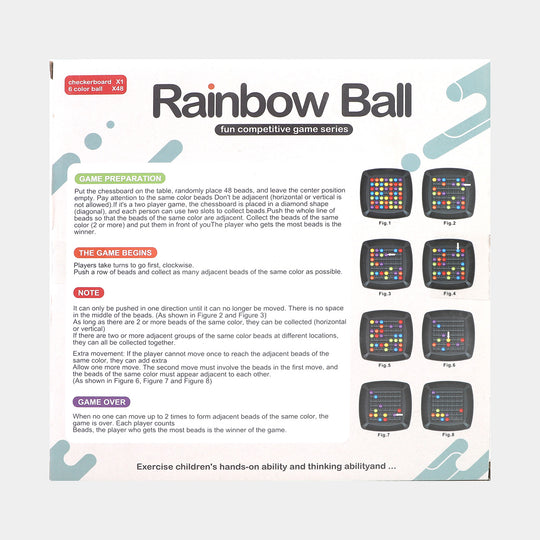 Rainbow Ball Fun Game For Kids | 48PCs