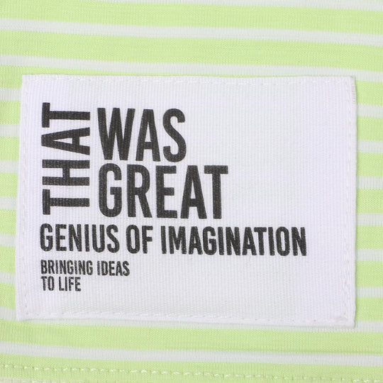 Boys Cotton T-Shirt Genius - Mid Green