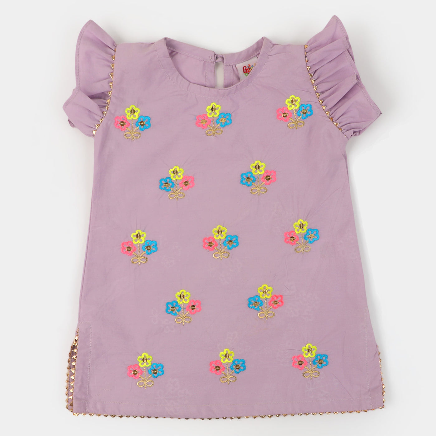 Infant Girls Cotton 2Pcs Suit Little Poppy | Purple