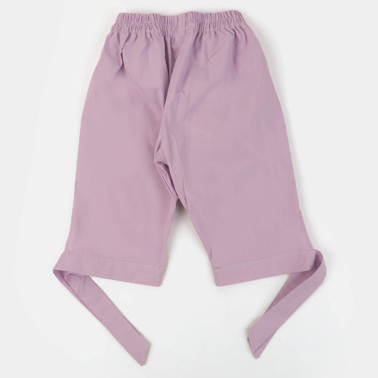 Infant Girls Cotton 2Pcs Suit Little Poppy | Purple