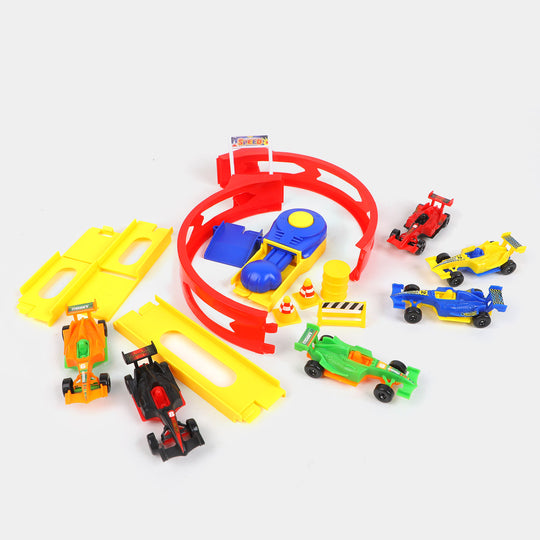 Max Speed Racing Track Set For Kids | 17PCs