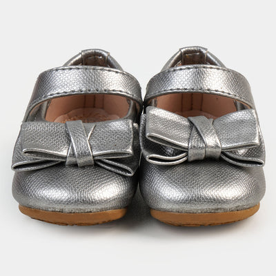 Girls Pumps PP 640-40-SILVER