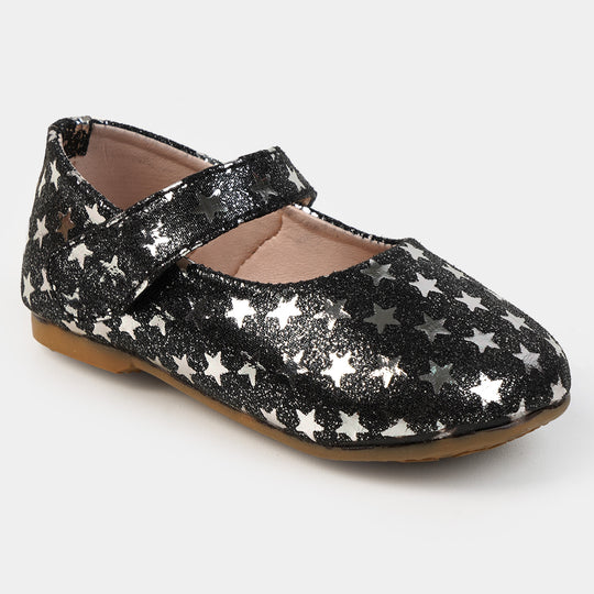 Girls Pumps PP 640-41 - SILVER Stars