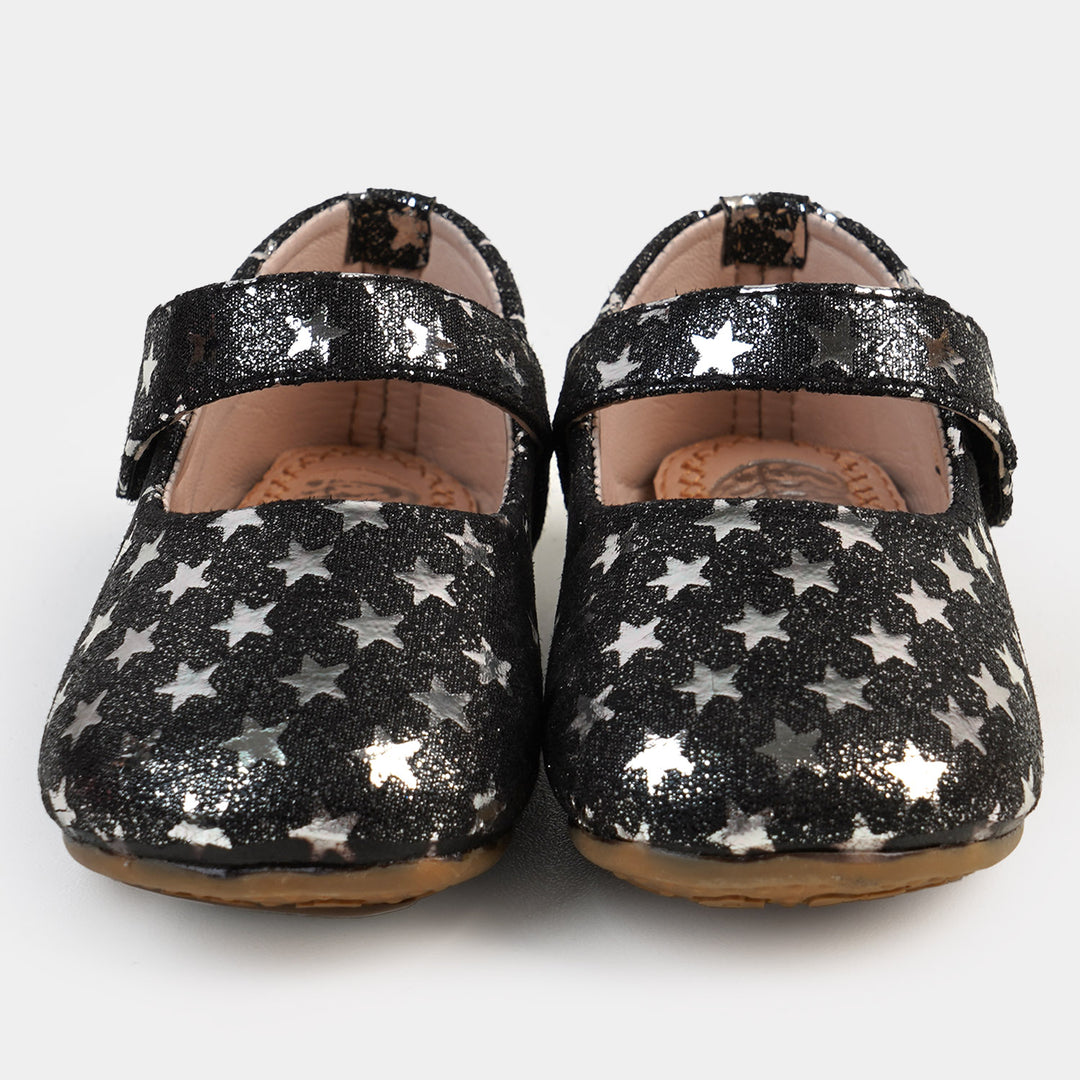 Girls Pumps PP 640-41 - SILVER Stars