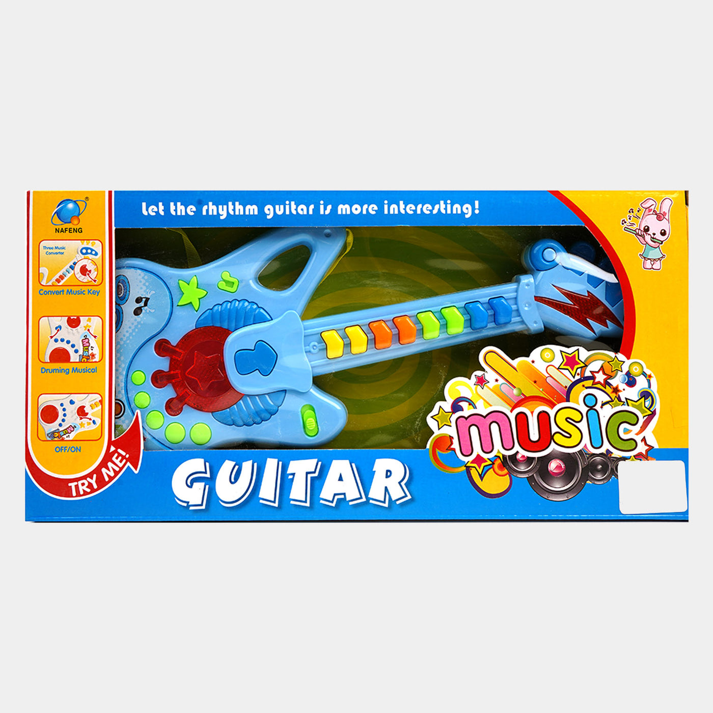 Kids Electric Guitar With Light & Music Toy