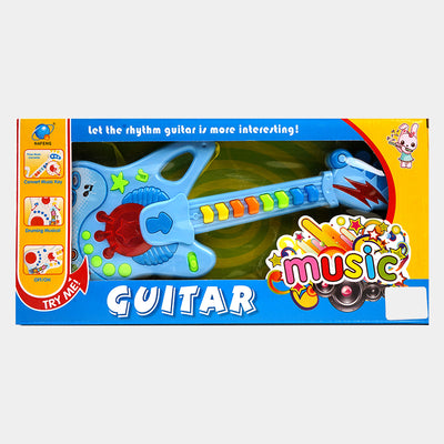 Kids Electric Guitar With Light & Music Toy