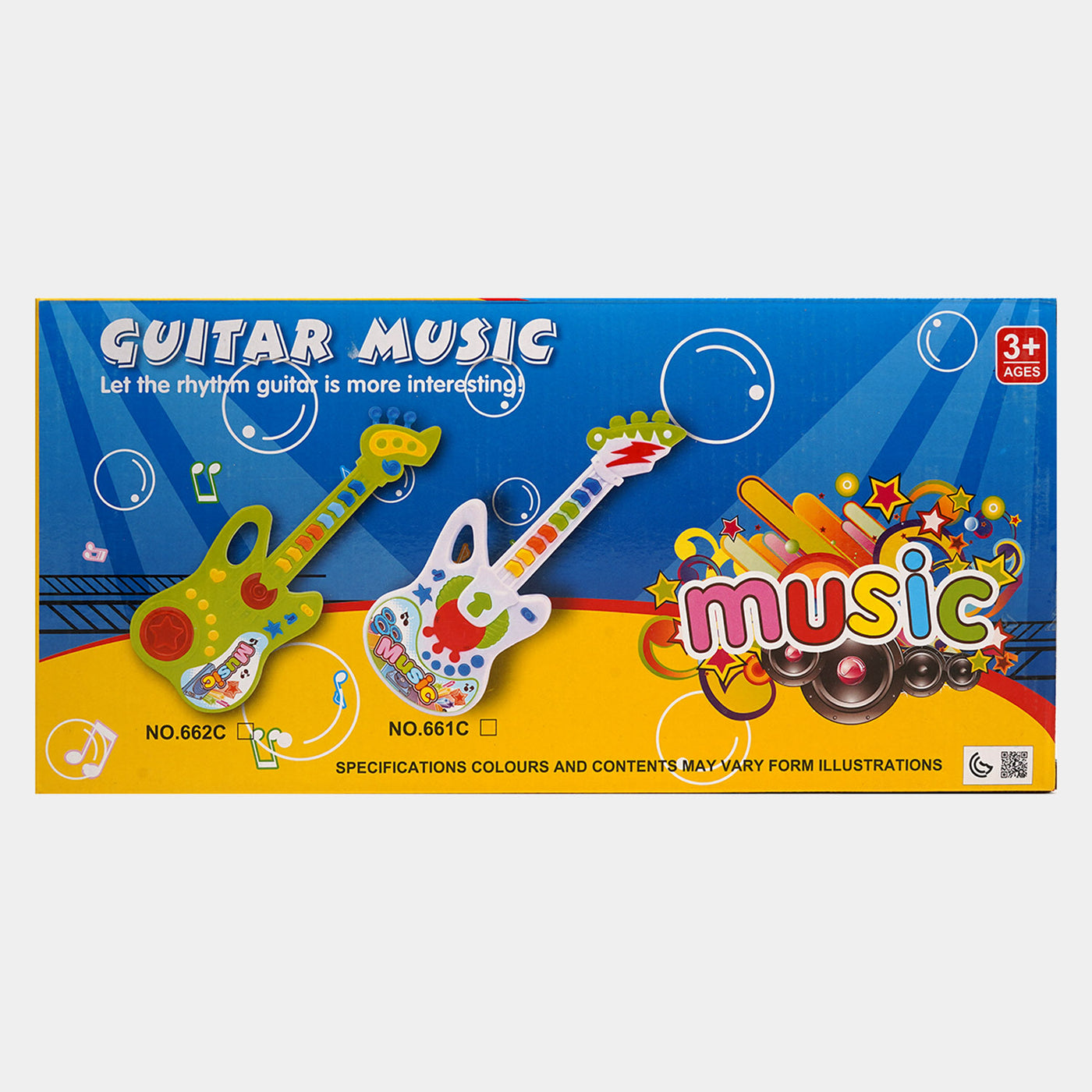 Kids Electric Guitar With Light & Music Toy