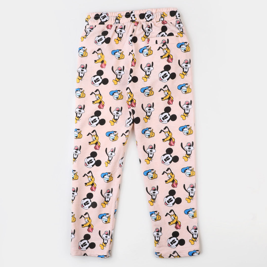 Boys Terry And Fleece Pyjama Character - Light Peach