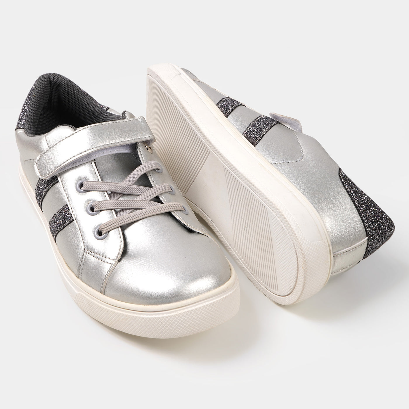 Girls Sneakers JS-2203 - SILVER