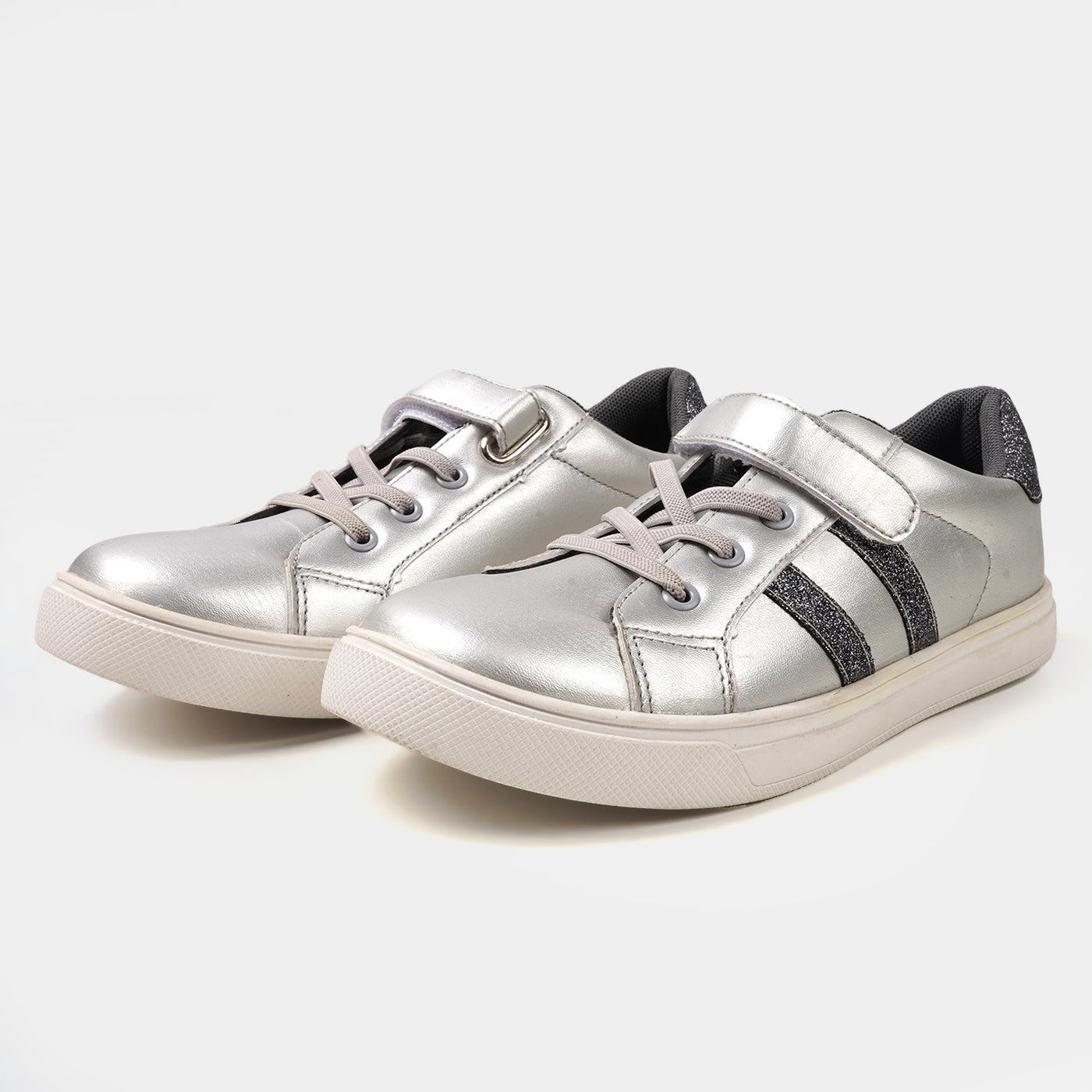 Girls Sneakers JS-2203 - SILVER