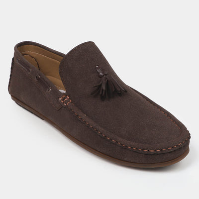 Teens Boys Loafer Shoes LF-4 - BROWN