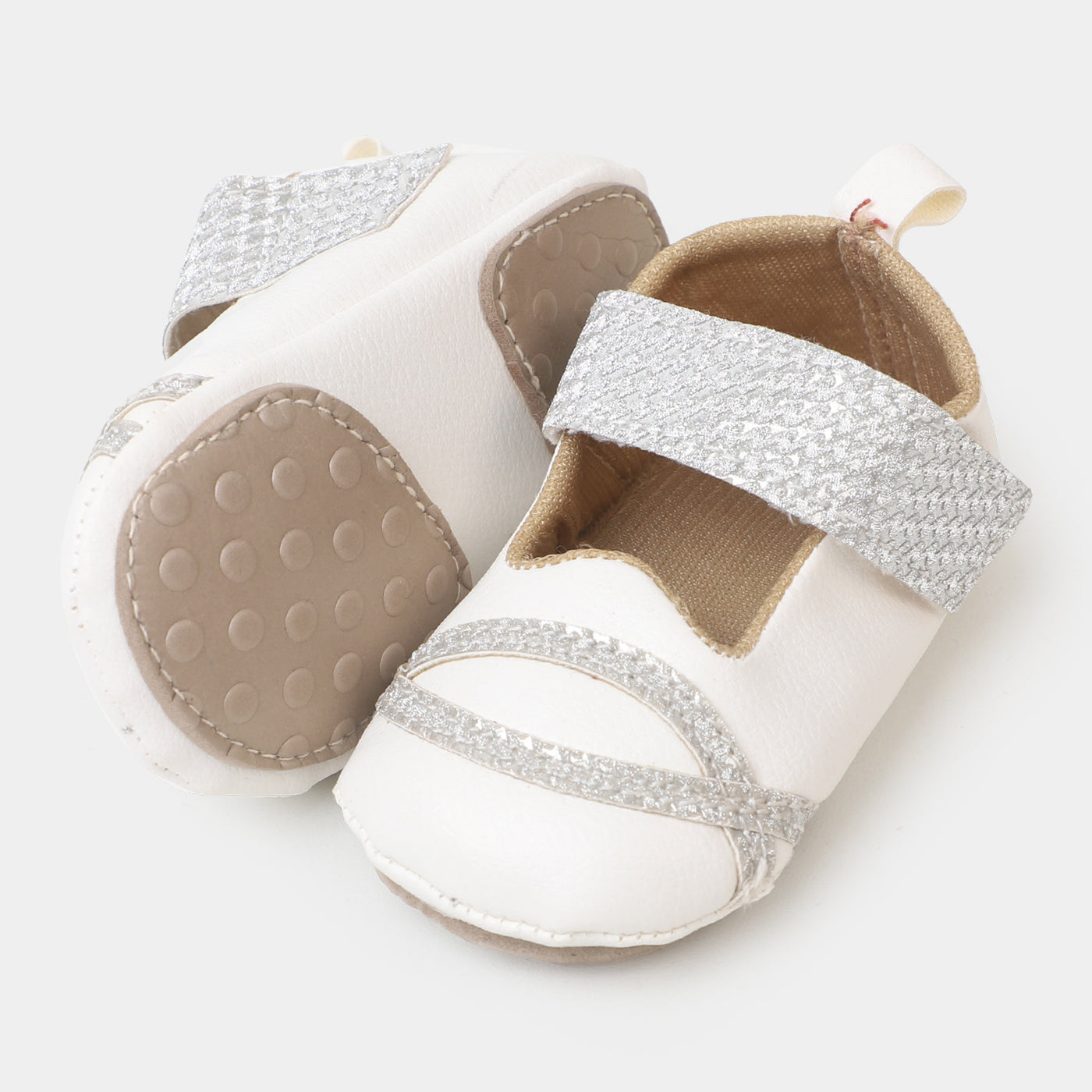 Soft Little Baby Girls Shoes - White