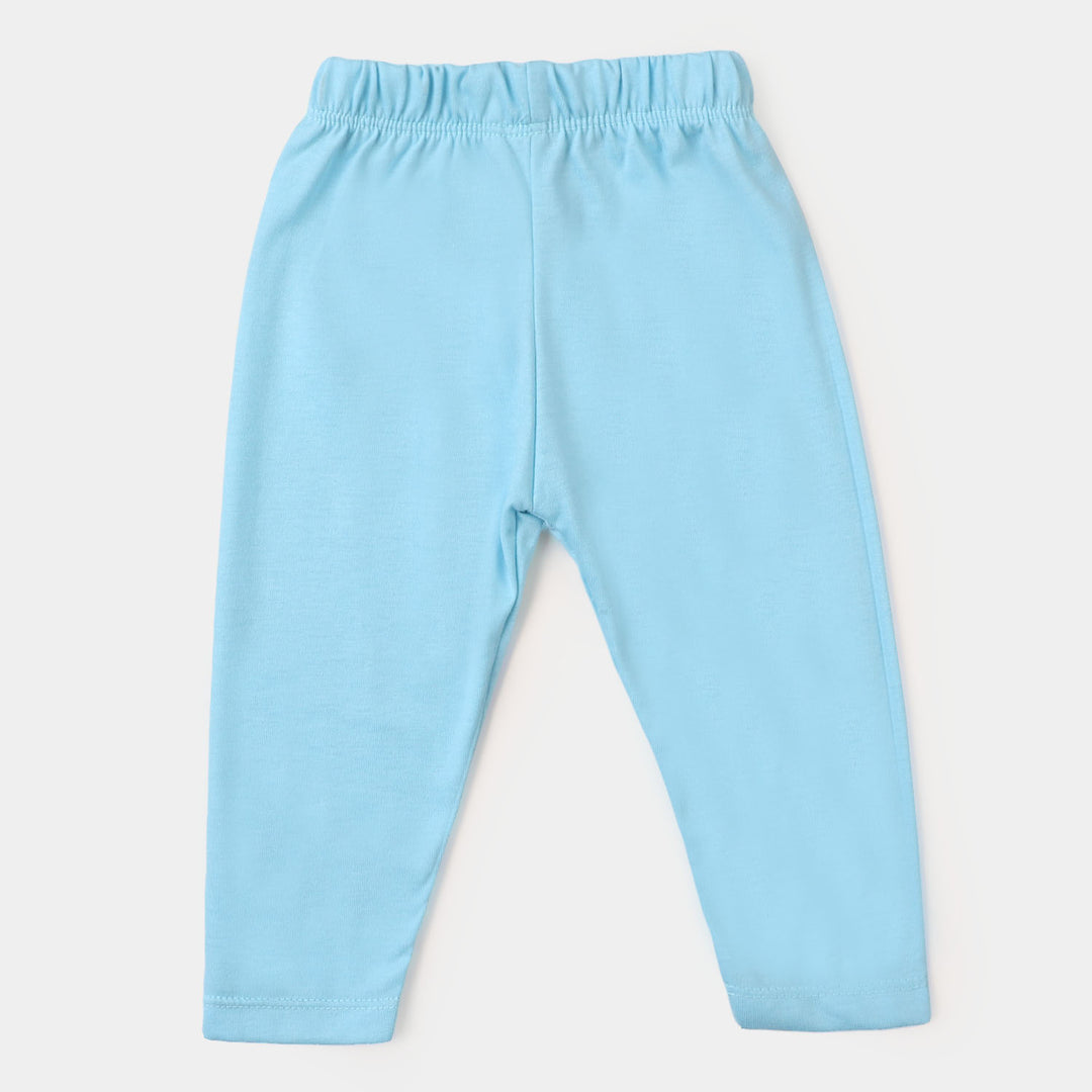 Infant Boys Cotton Night Suit Snacks - Cream