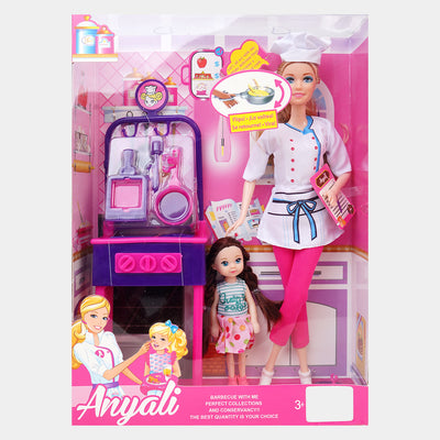 Cute Fashion Doll Play Set For Girls