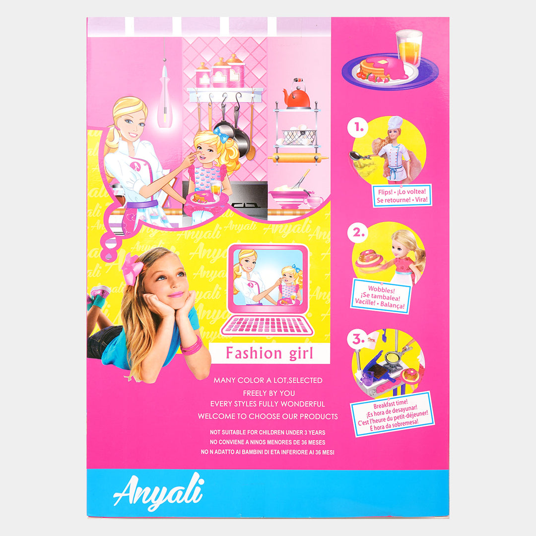Cute Fashion Doll Play Set For Girls