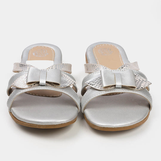 Girls Slipper SL 80-1 - SILVER