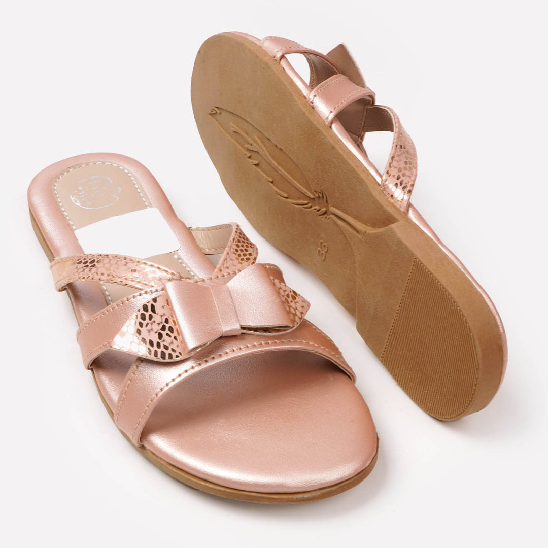 Girls Slipper SL 80-1-Champaign