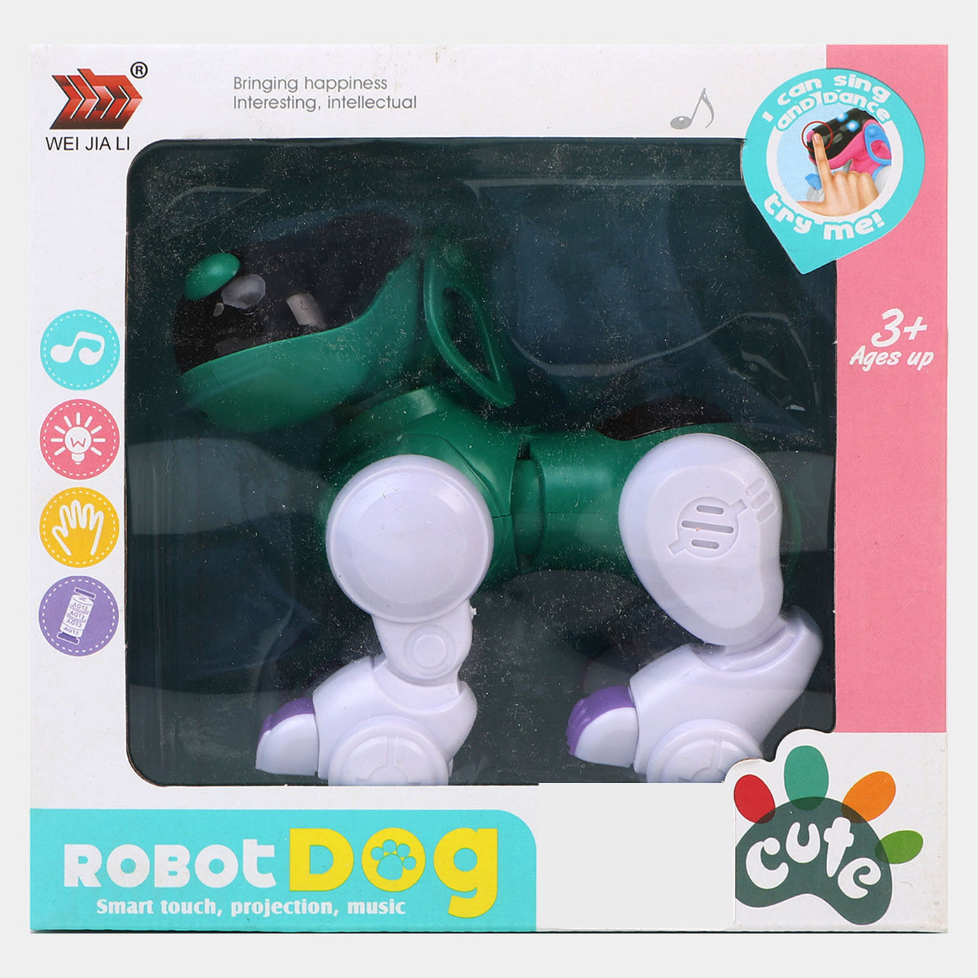 Electric Robot Dog With Light & Sound Toy