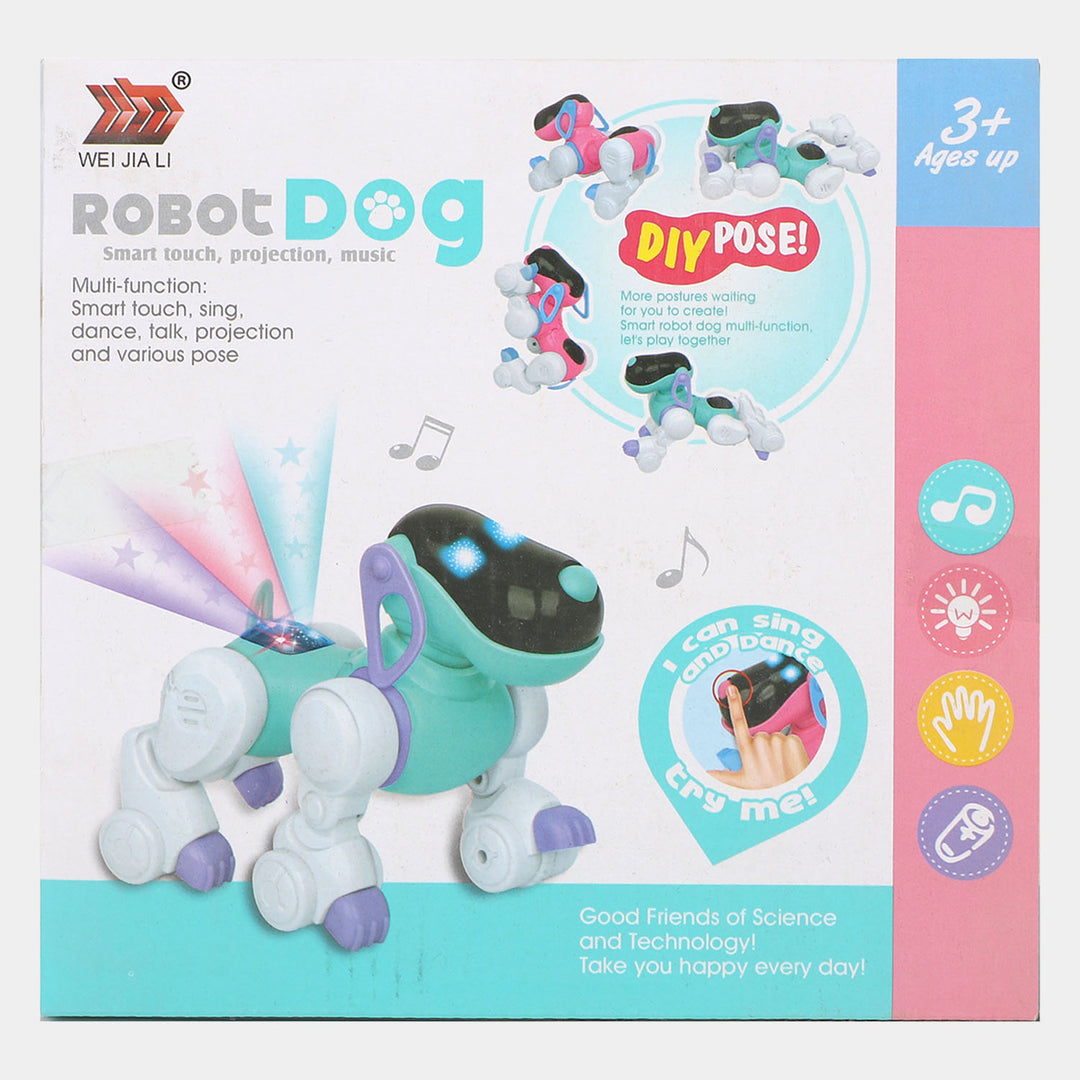 Electric Robot Dog With Light & Sound Toy