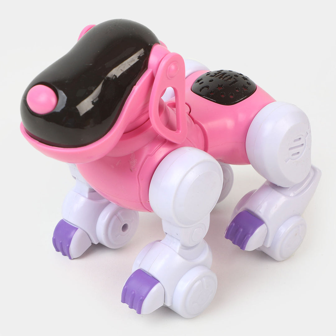 Electric Robot Dog With Light & Sound Toy