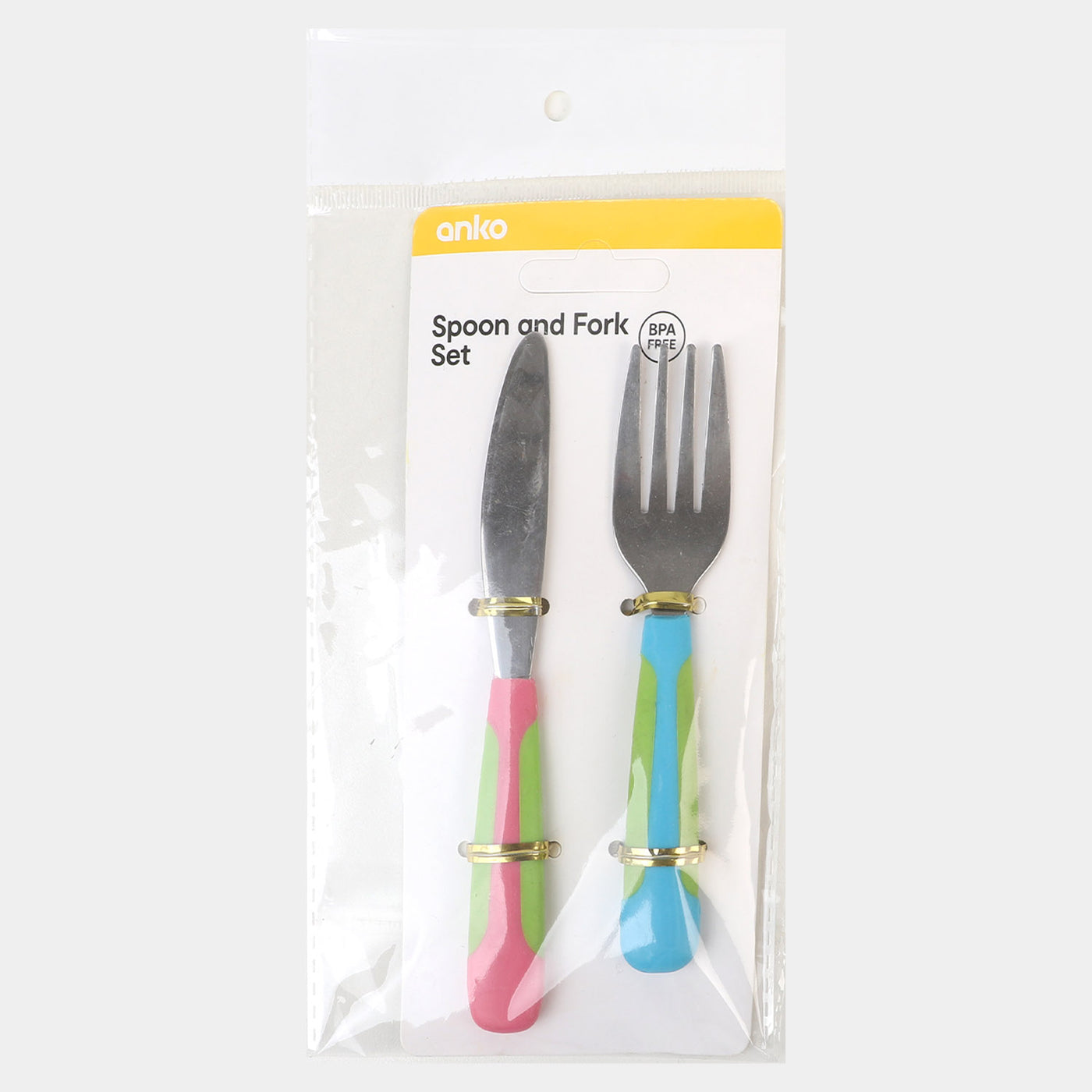 Stainless Steel Baby Fork & Knife Set