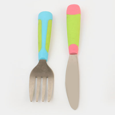 Stainless Steel Baby Fork & Knife Set