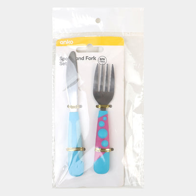 Stainless Steel Baby Fork & Knife Set