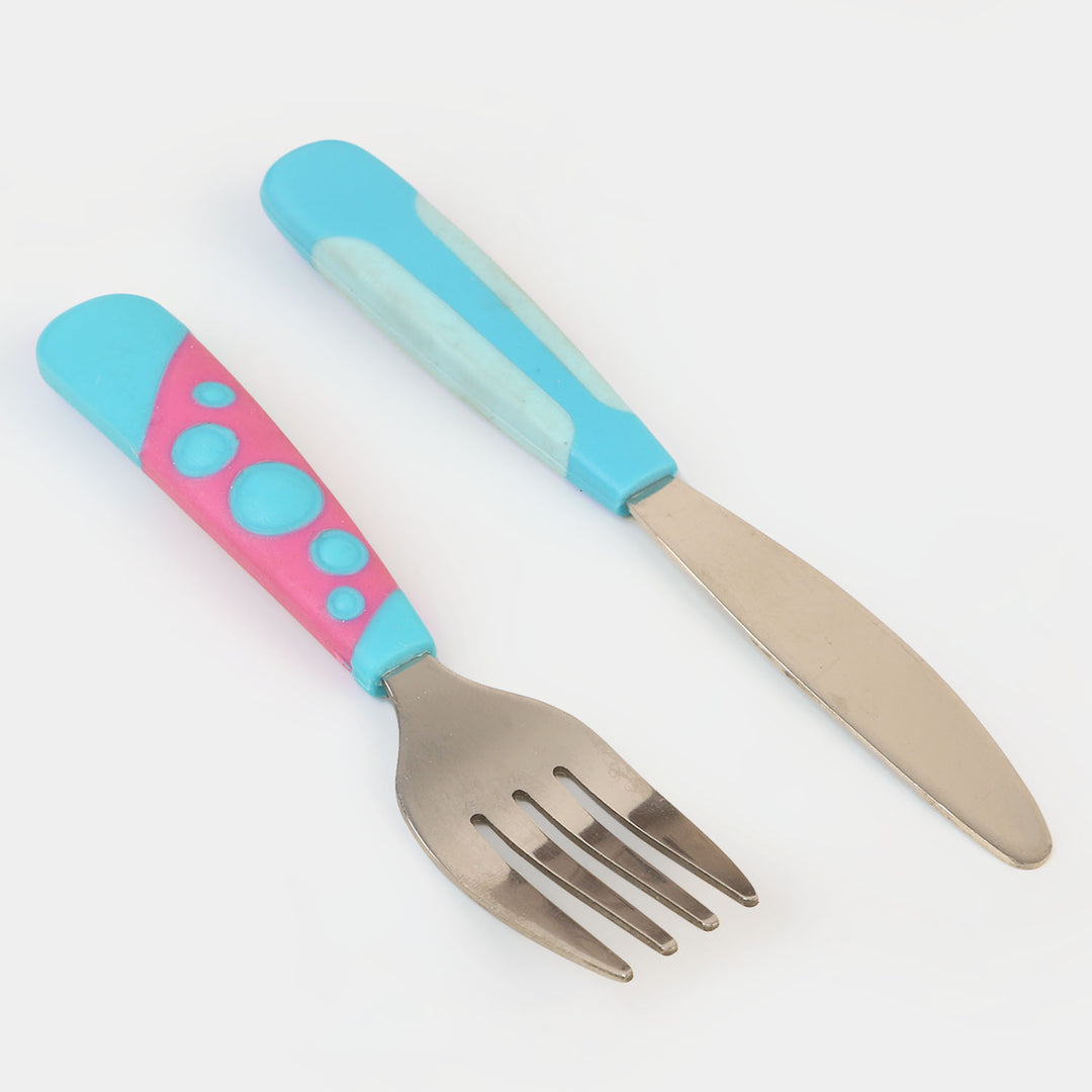 Stainless Steel Baby Fork & Knife Set