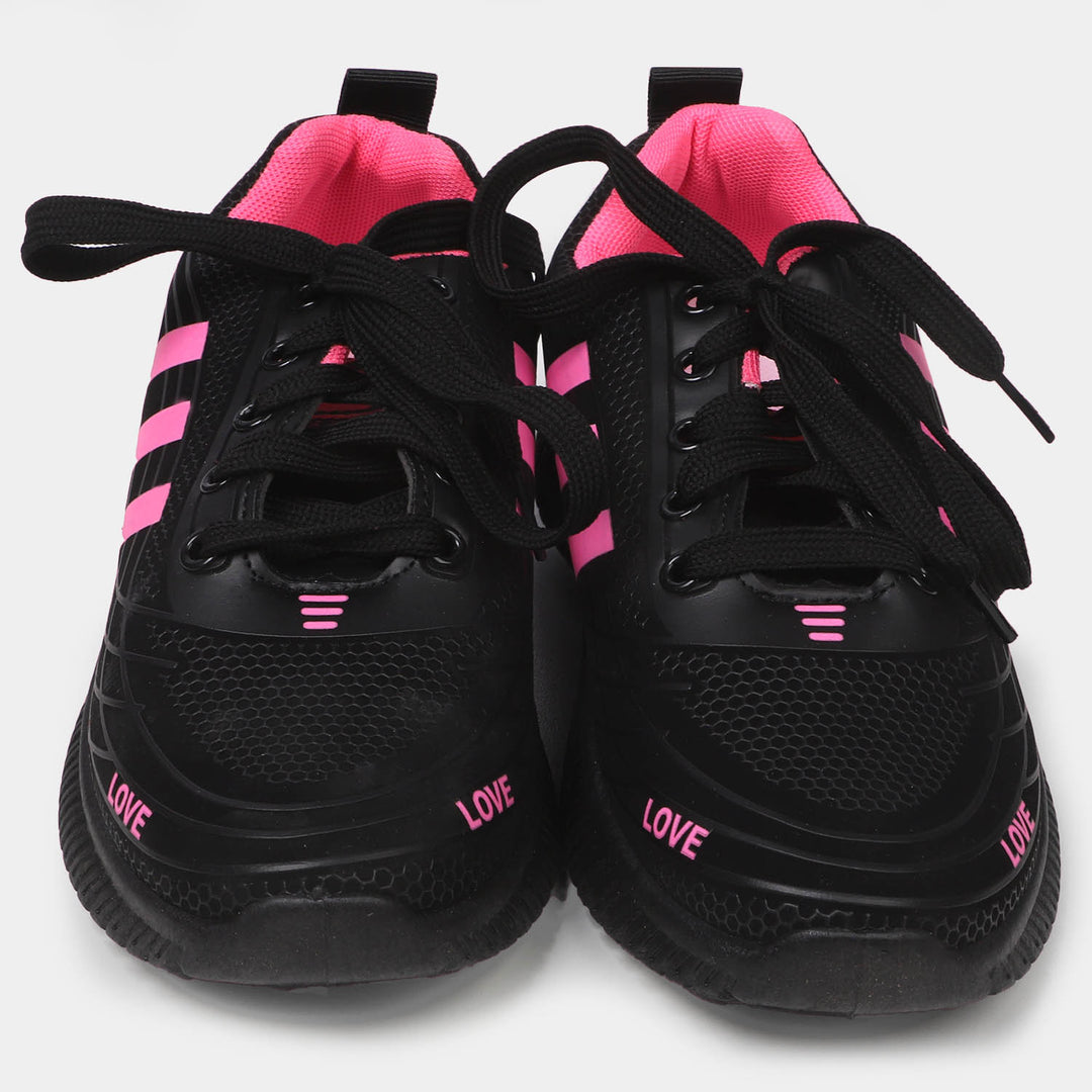 Teens Girls Joggers Shoes JG M4 - Black