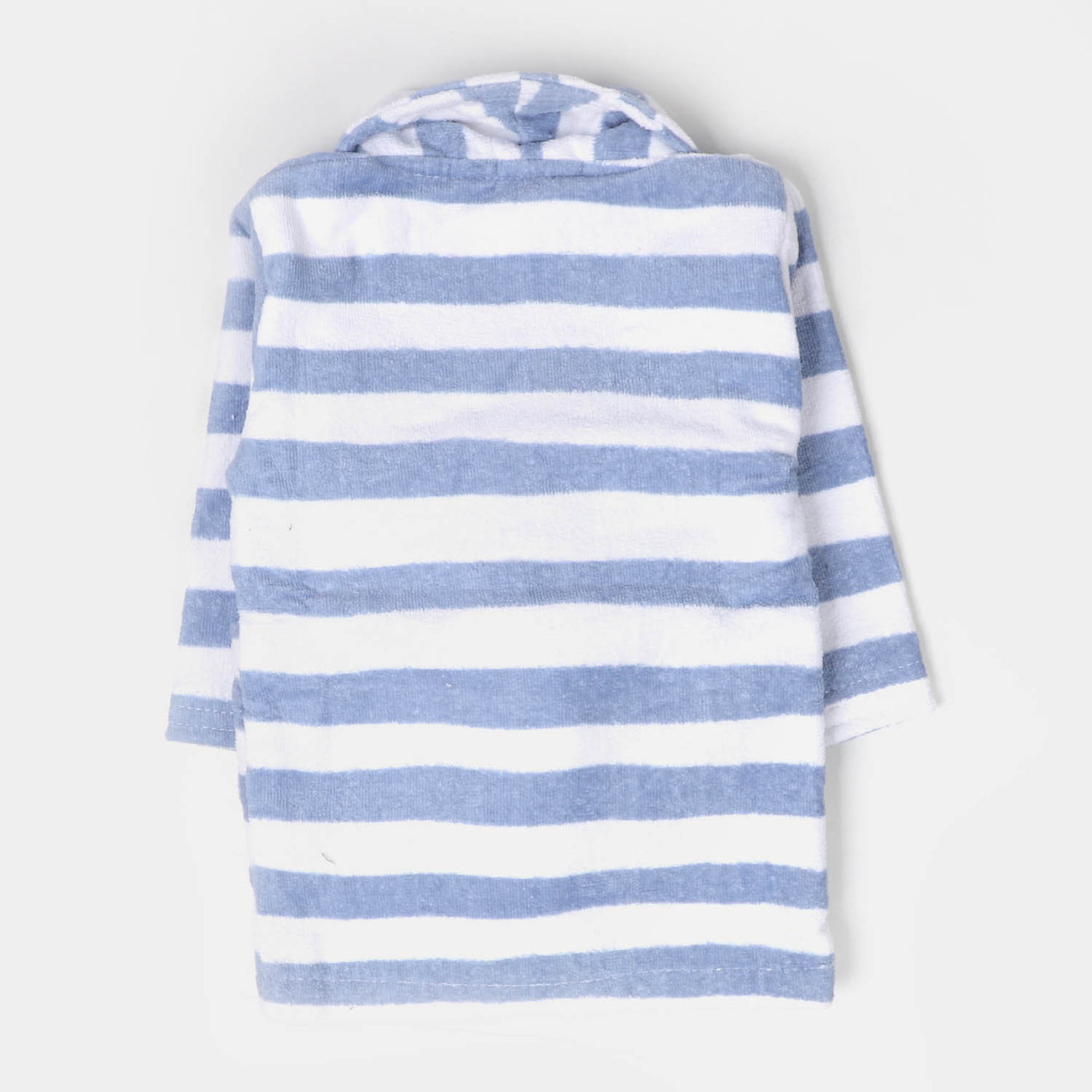 Kids Bathrobe Blue Stripe | 0-1 Years