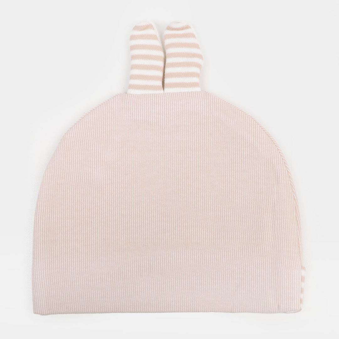 Cute Baby Cap/Hat Bow 6-12M | BROWN