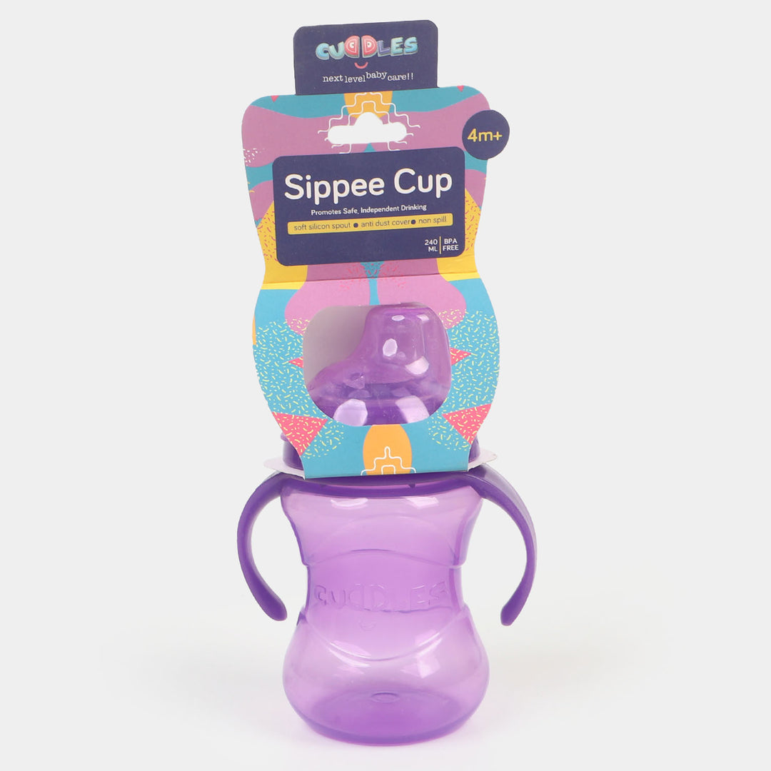 Cuddles Training Cup 240ml | Purple