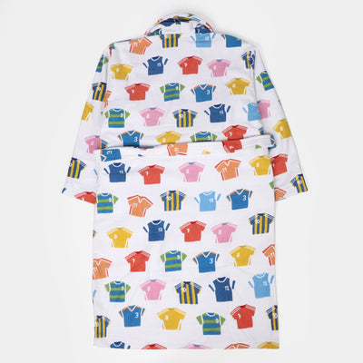 Kids Bathrobe Printed Shirt Design