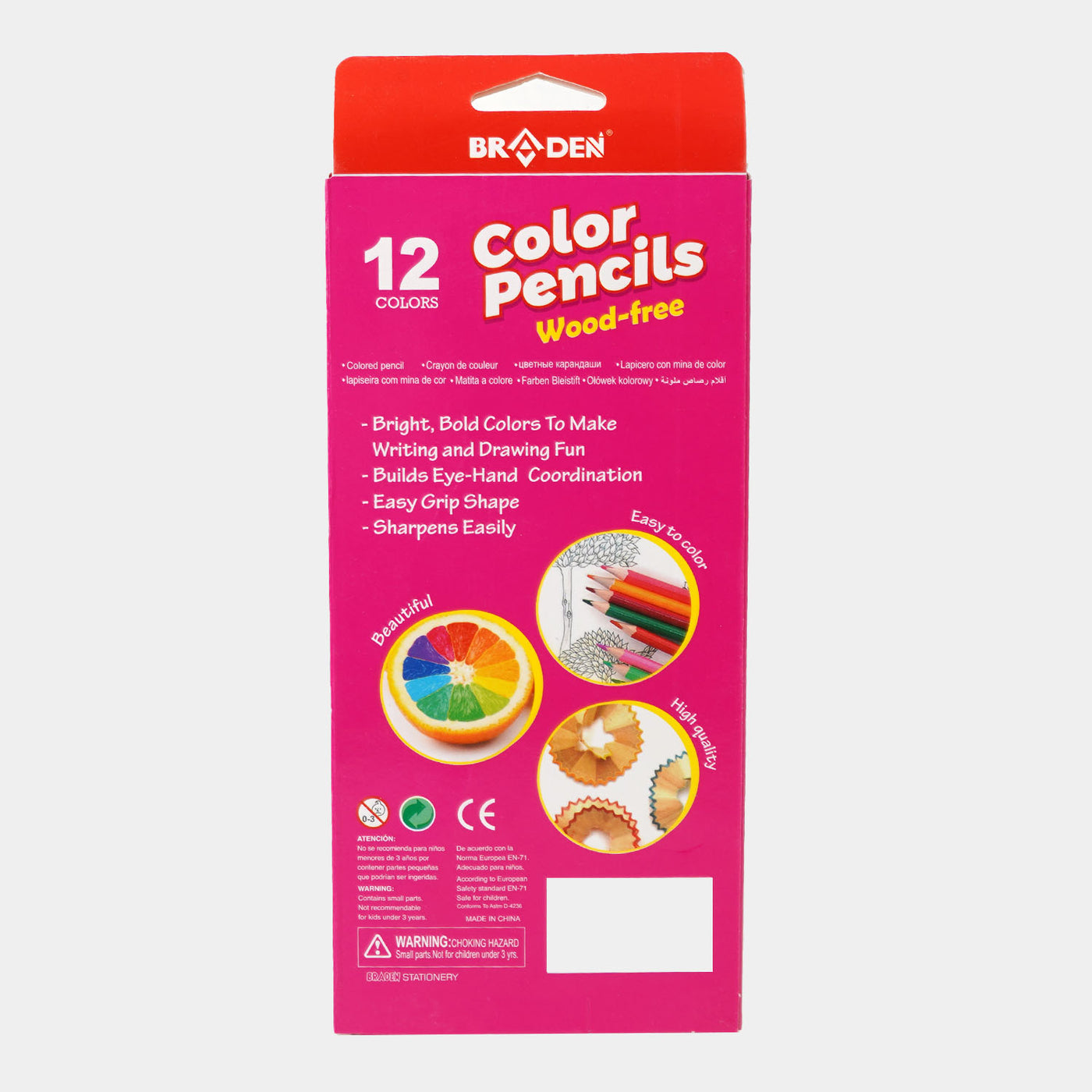 Braden Color Pencil Set For kids |12 Colors