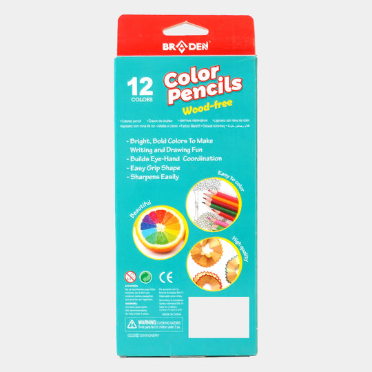 Braden Color Pencil Set For kids |12 Colors