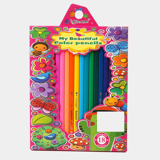 Bertand Colored Pencils For Kids |18 Colors