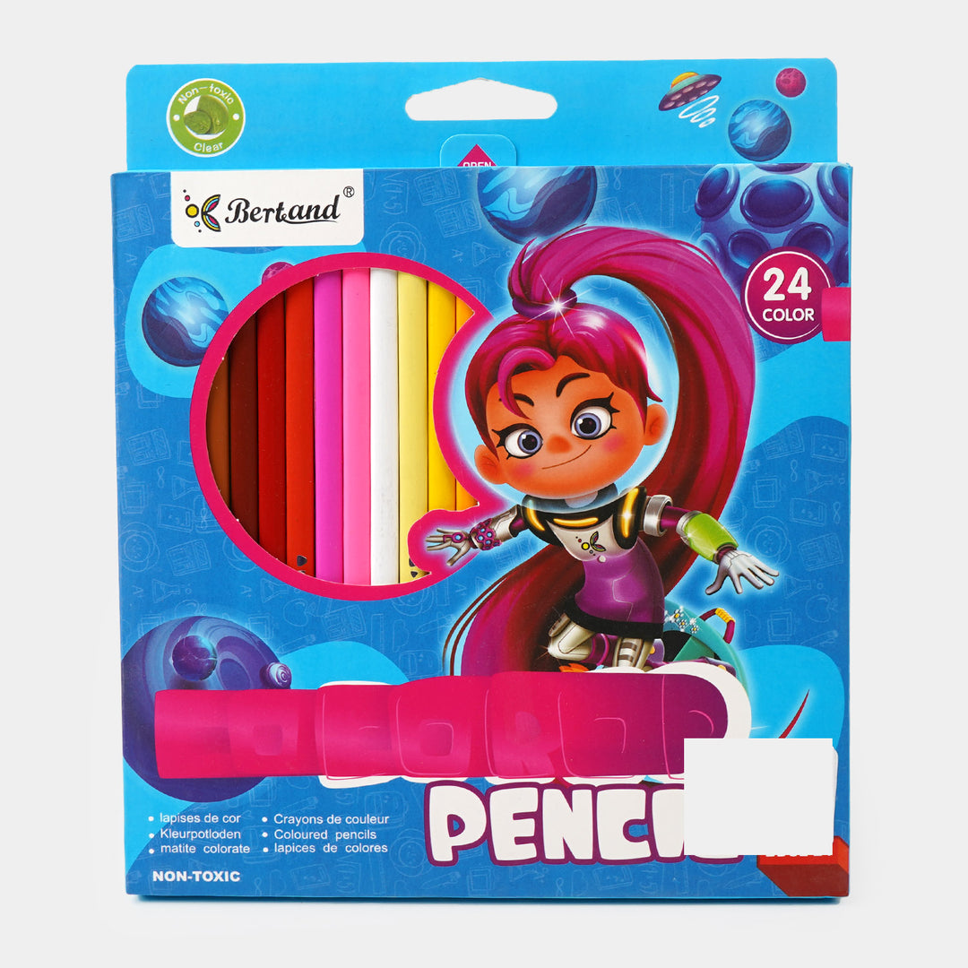 Bertand Colored Pencil For Kids | 24 Colors