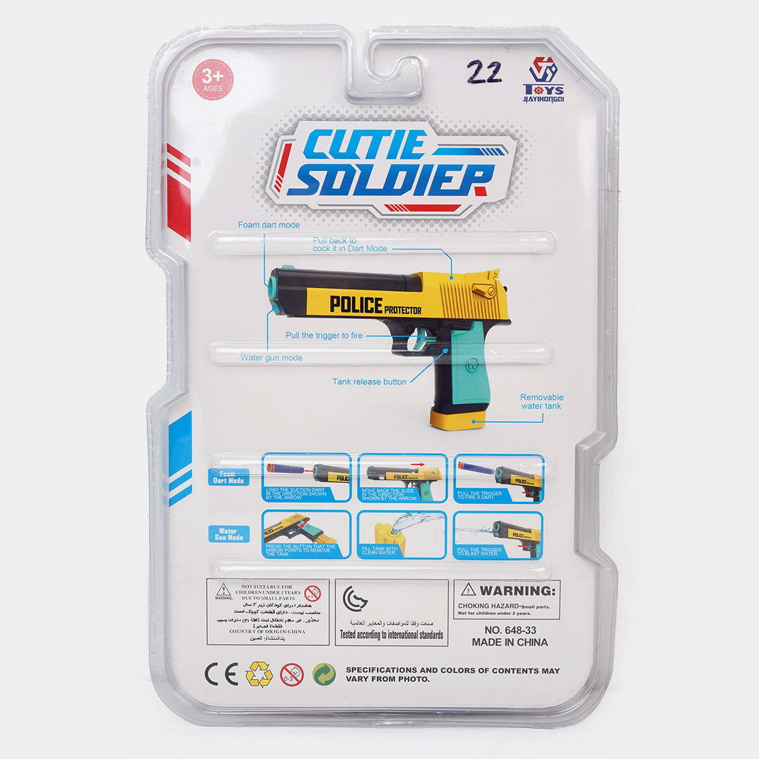 Cutie Soldier Soft Blaster For kids