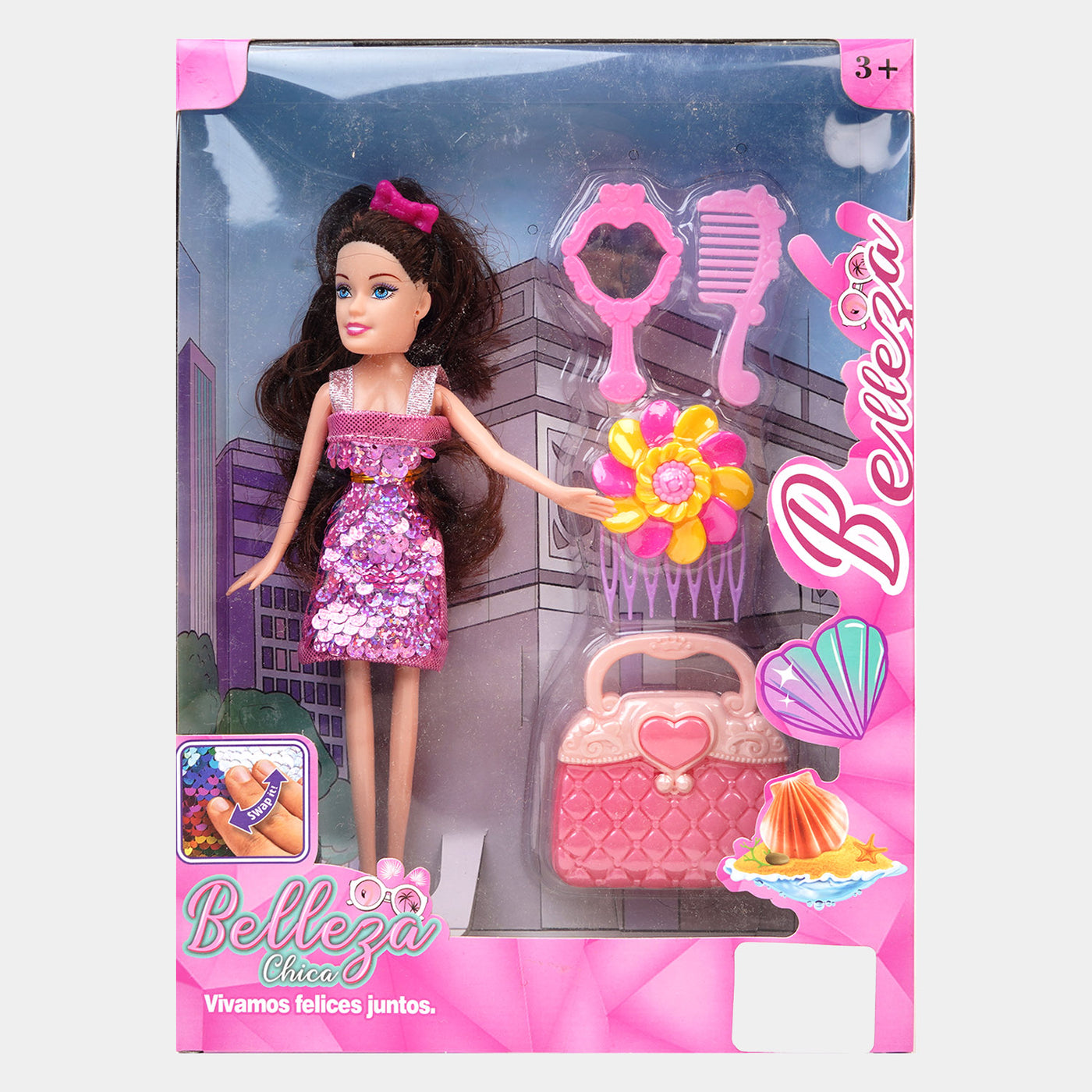 Cute Doll With Accessories For Girls