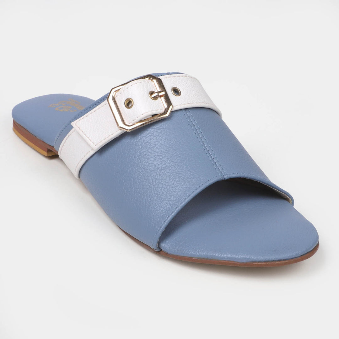 Teens Girls Slipper SL 55-4 - Blue/White