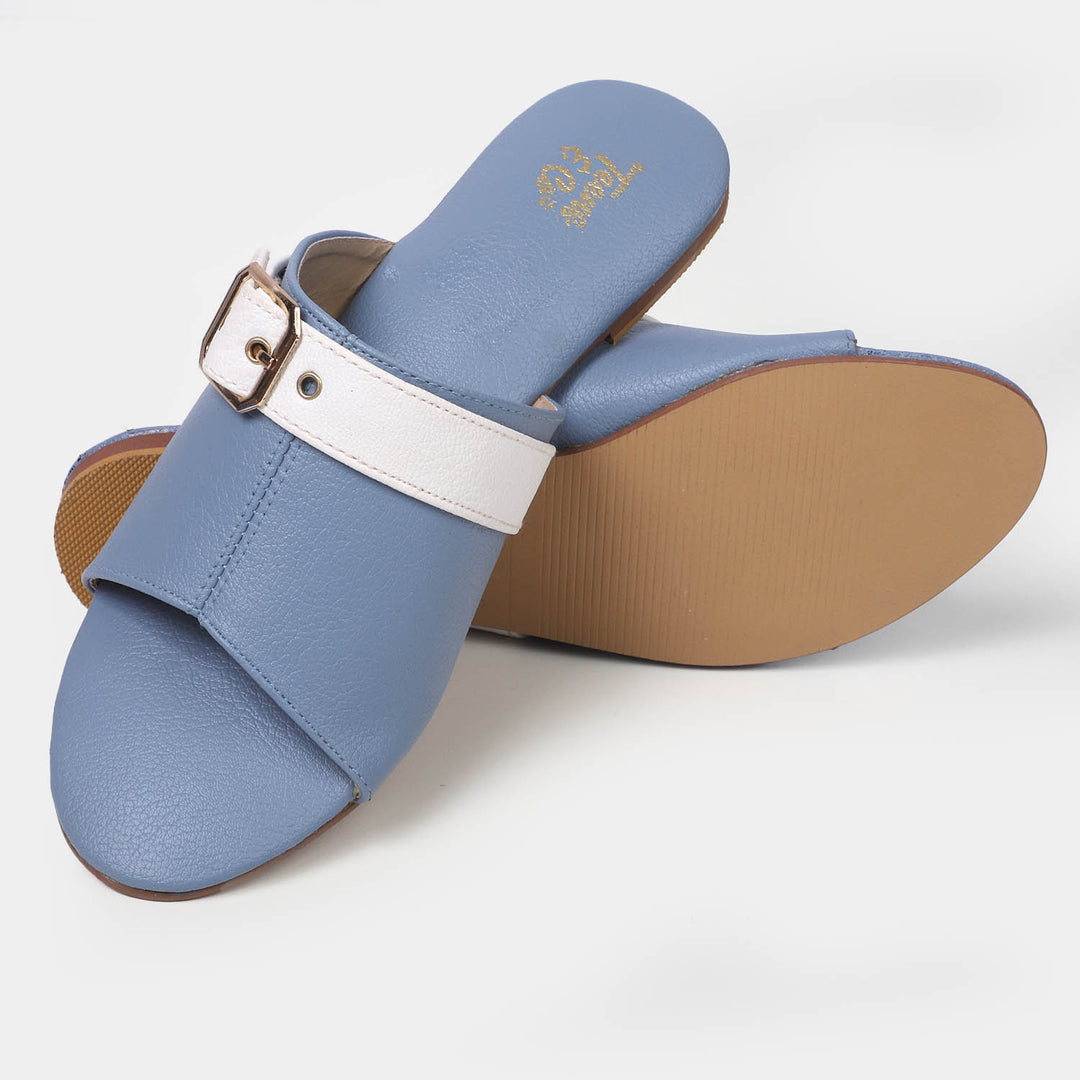 Teens Girls Slipper SL 55-4 - Blue/White