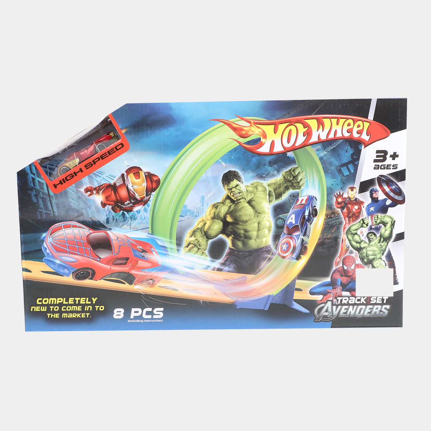 Diecast Racing Car With Catapult Track Set For kids