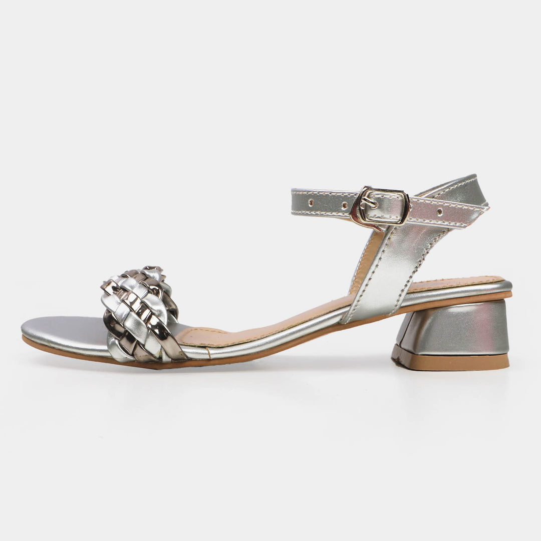 Girls Sandal Heels SD 456-18 - SILVER