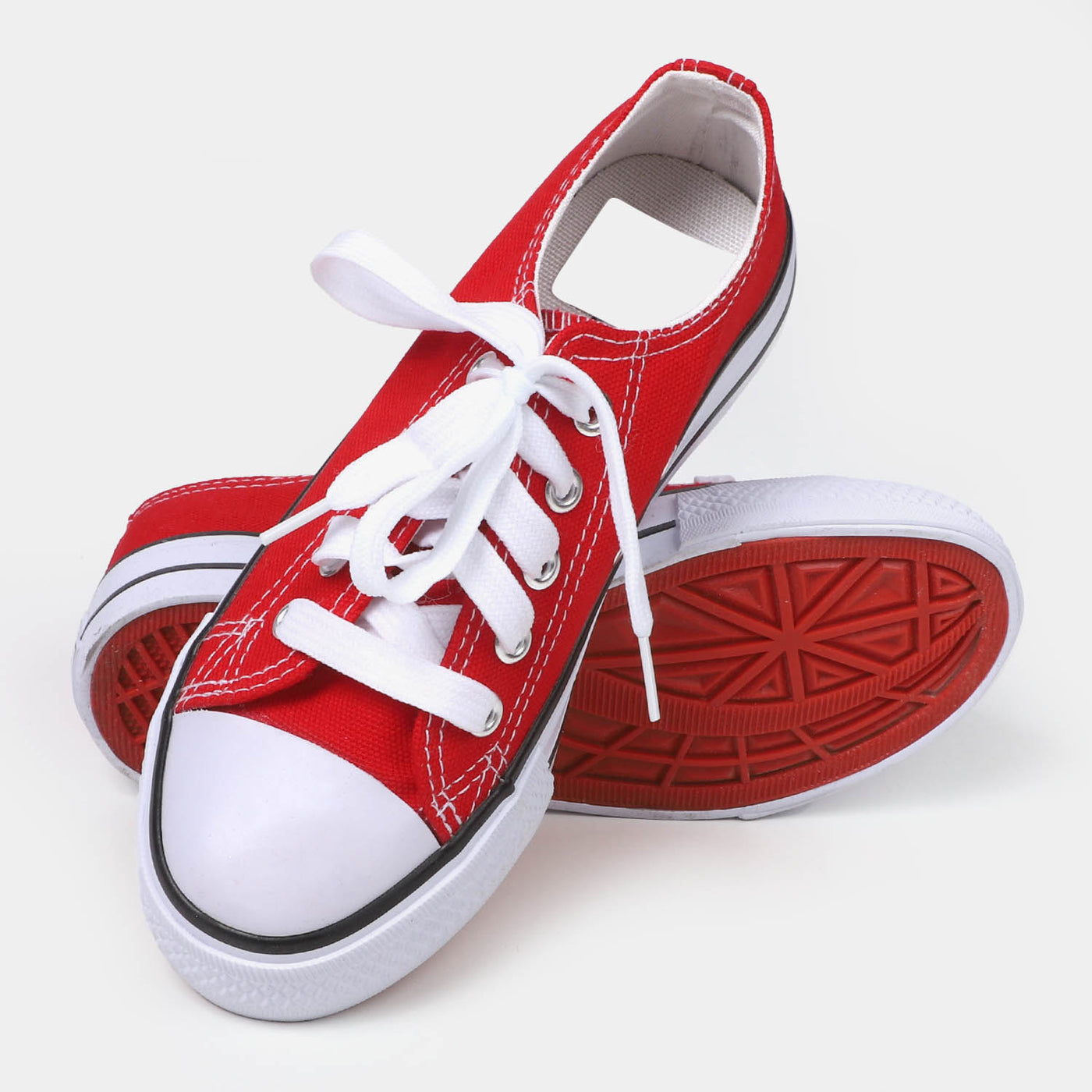 Canvas Shoes 6620 - Red